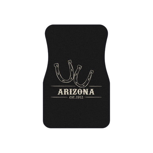 4 Piece Universal Arizona Car Floor Mats Set Western Vintage Auto Interior Accessories