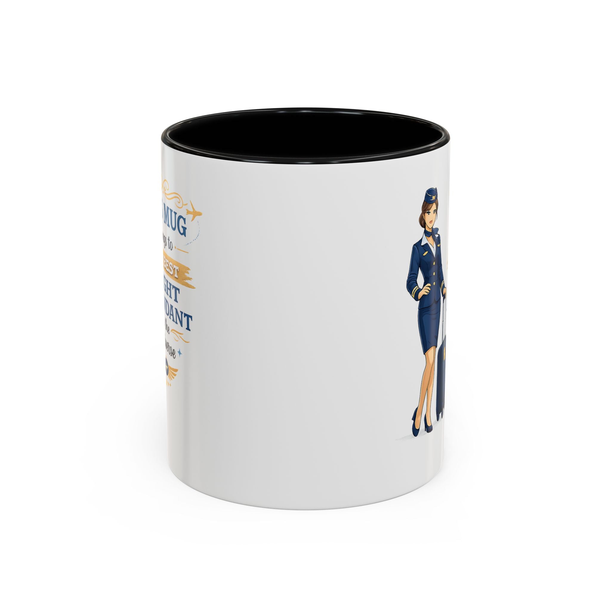 Best Flight Attendant Mug  This Mug Belongs To The Best Flight Attendant in the Universe, Cabin Crew Coffee Mug Gift