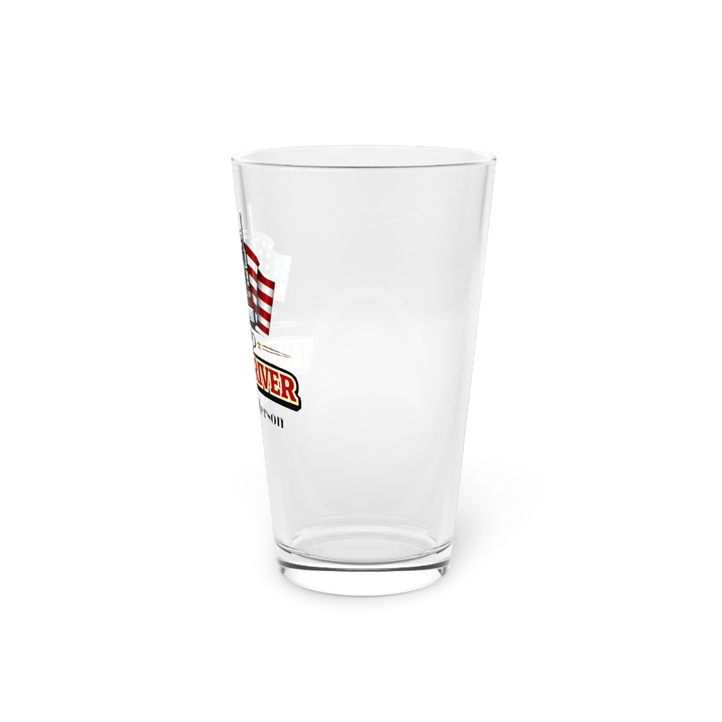 Proud Truck Driver Personalized Pint Glass 16oz  Custom Trucker Beer Glass with Name  Gift for CDL Driver, Trucker Dad Birthday Gift
