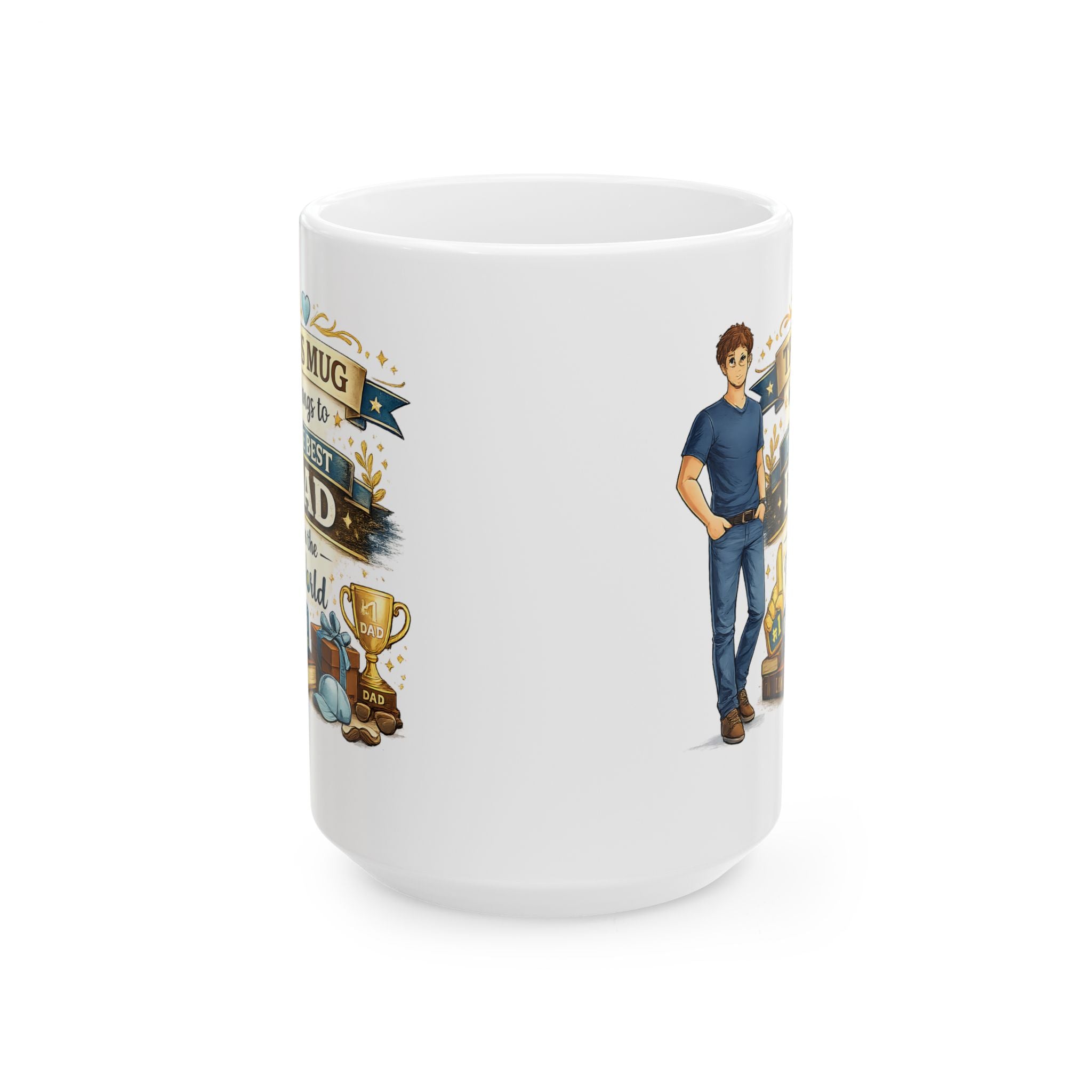 Best Dad Mug  This Mug Belongs To The Best Dad in The World, Fathers Day Gift, Dad Coffee Mug