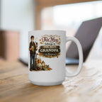 Best Grandpa Mug This Mug Belongs To The Best Grandpa in the Universe, Grandpa Coffee Mug Gift