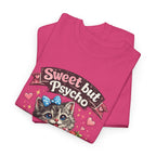 Sweet But Psycho Cat Shirt  Cute Funny Cat T Shirt, Kawaii Cat Graphic Tee, Cat Lover Gift