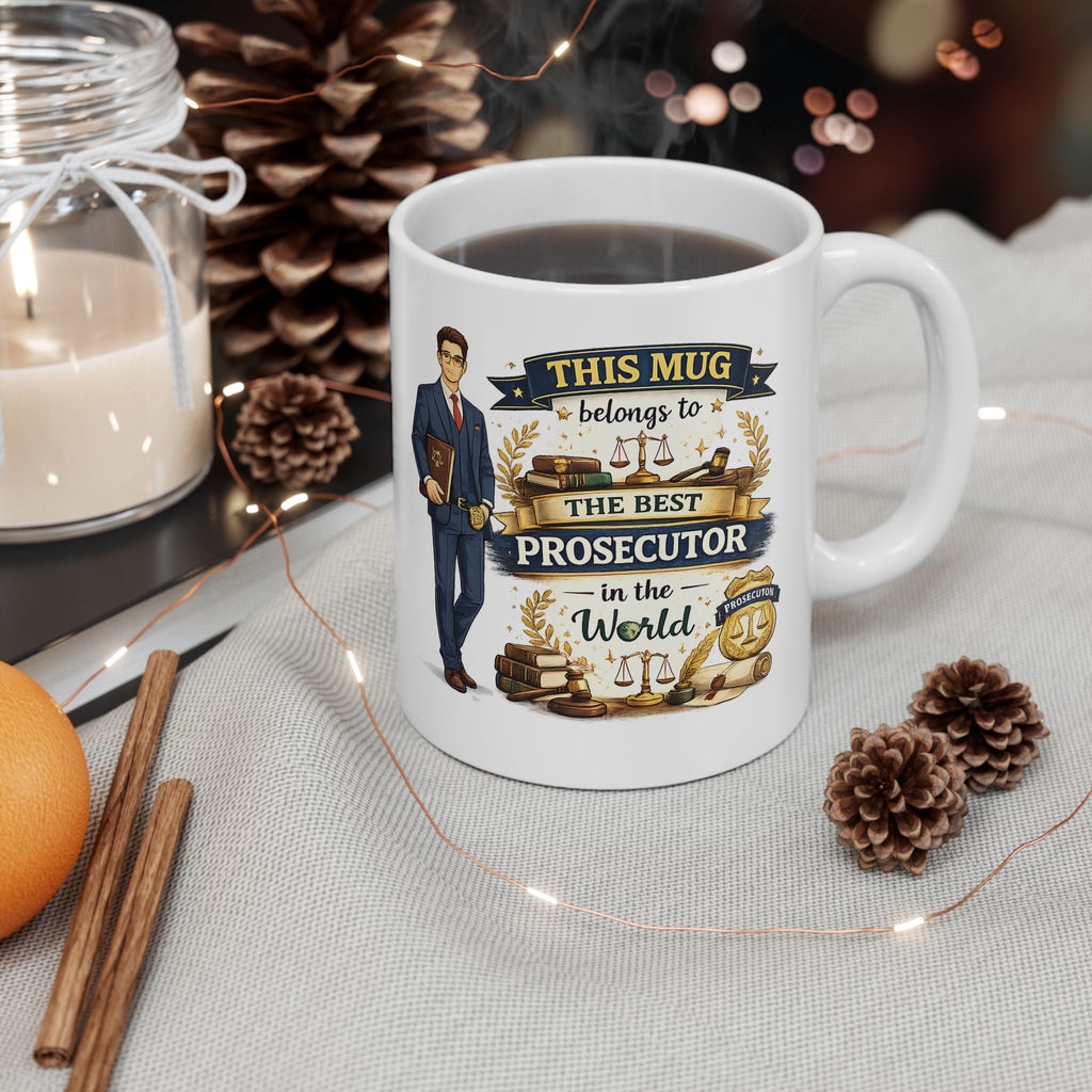 Best Prosecutor Mug This Mug Belongs To The Best Prosecutor in the World, Prosecutor Coffee Mug Gift