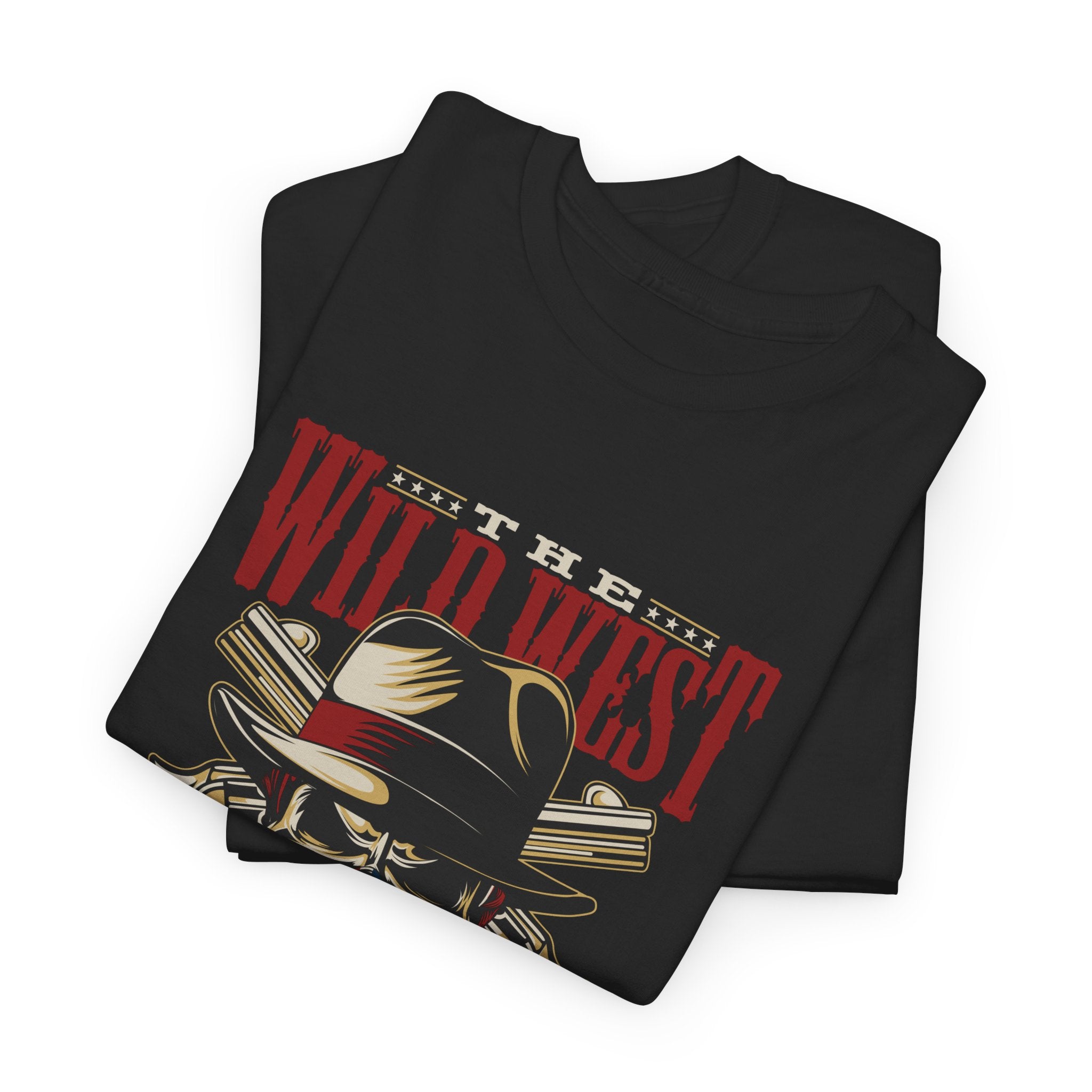 Wild West American Legend T Shirt  Western Graphic Tee, Cowboy Skull Shirt, Vintage Americana Tee
