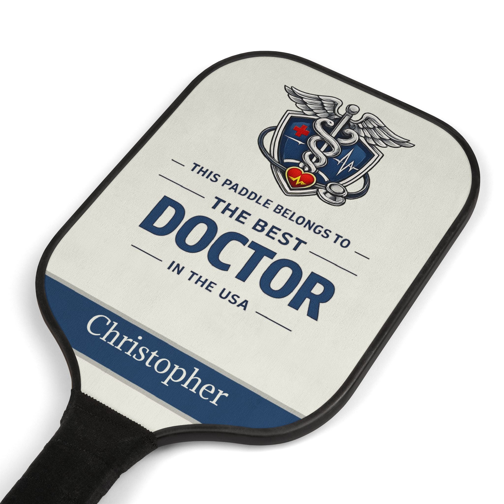 Personalized Doctor Pickleball Paddle Set | Best Doctor Gift | Custom Medical Pickleball Gift | Gift for Doctor | Gift for Him or Her