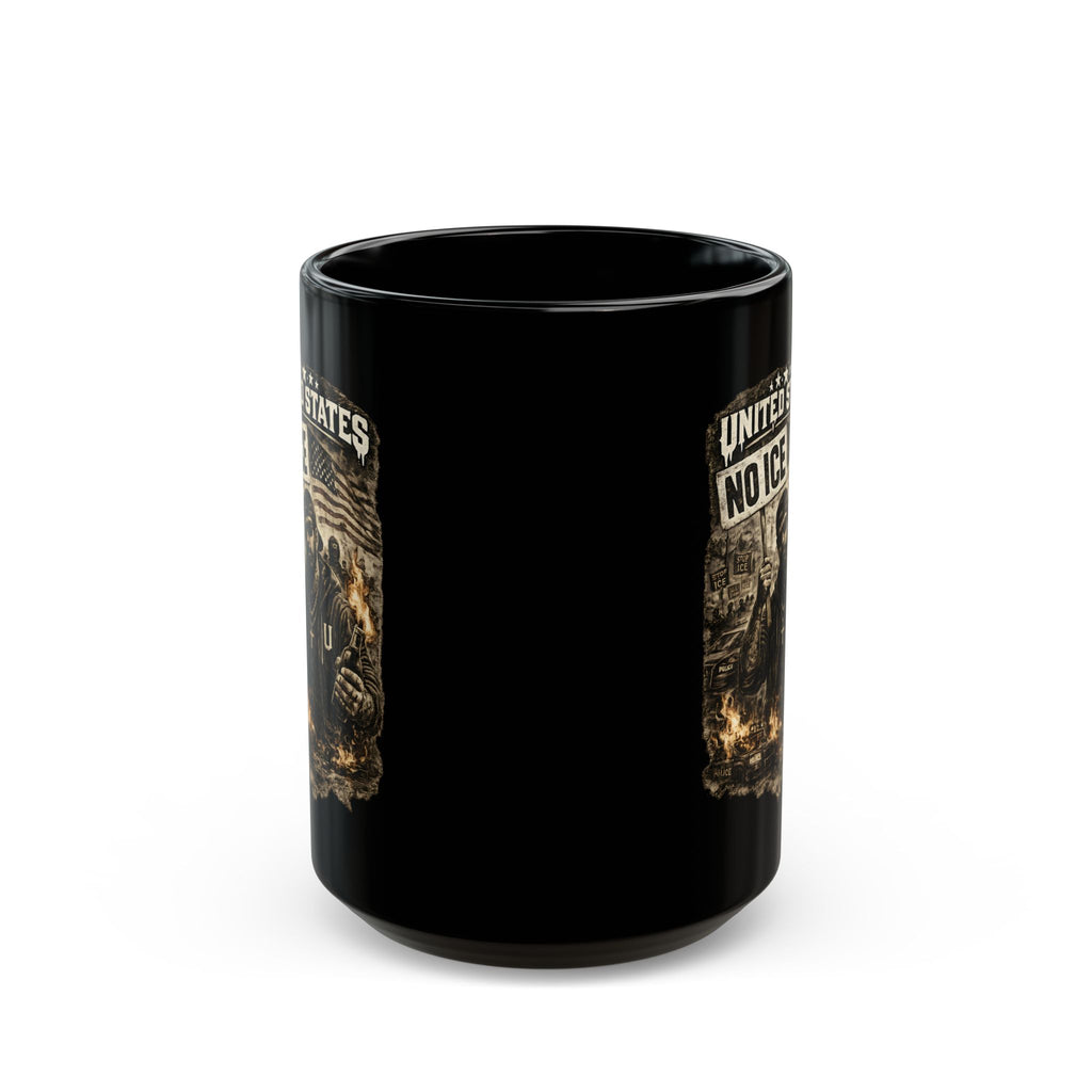 United States No ICE Mug Political Protest Coffee Cup Activist Statement Gift
