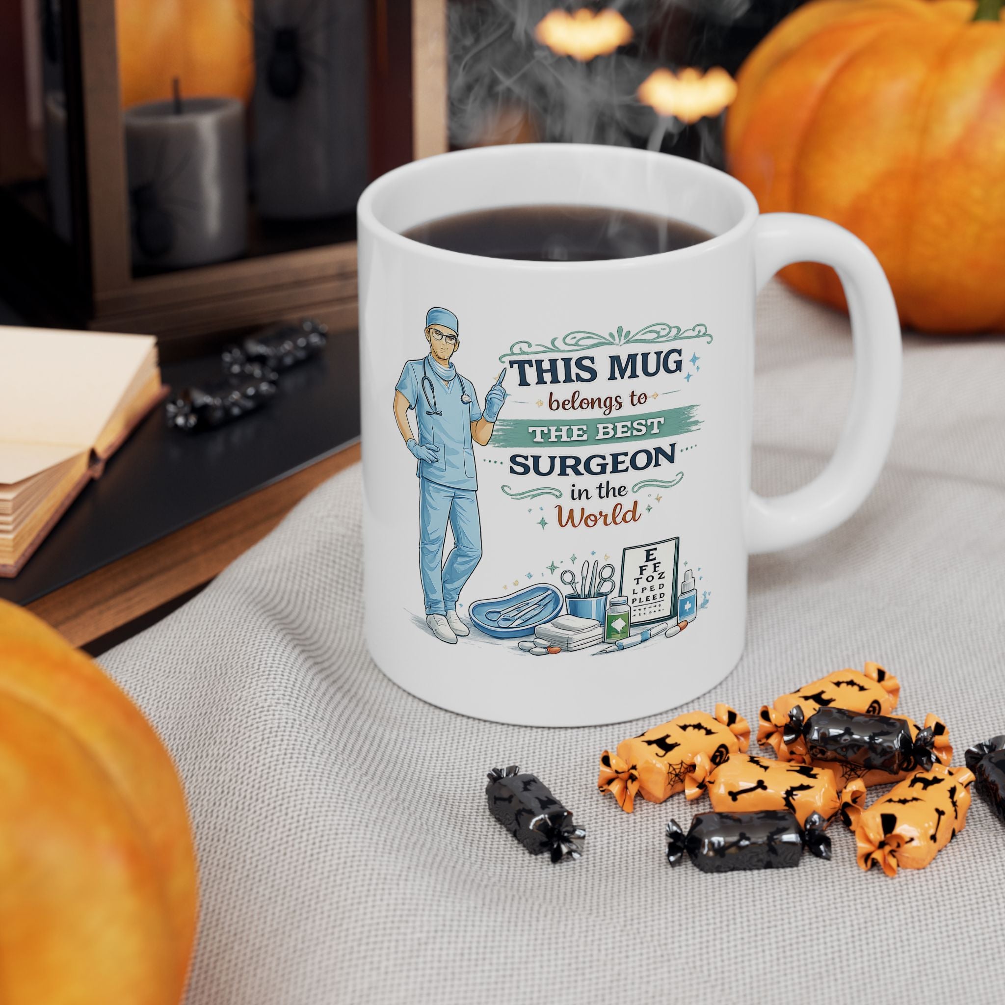 Best Surgeon Mug This Mug Belongs To The Best Surgeon in the World, Doctor Coffee Mug Gift
