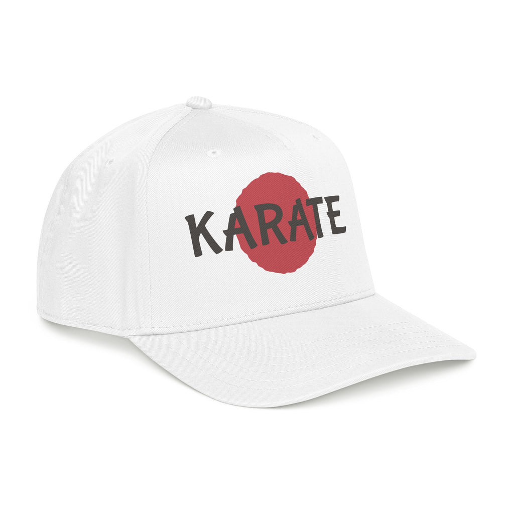 Karate Baseball Cap Red Sun Martial Arts Hat