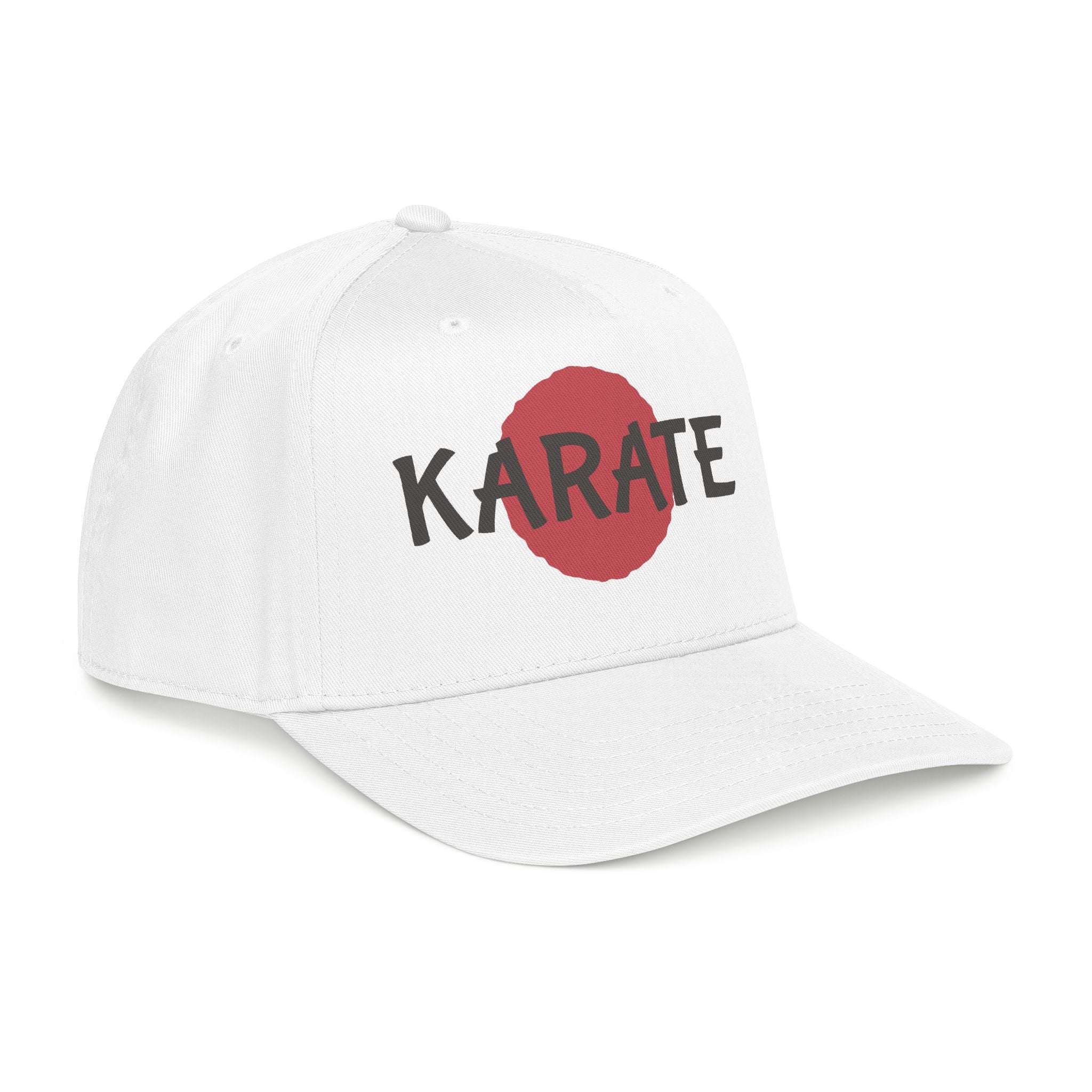 Karate Baseball Cap Red Sun Martial Arts Hat