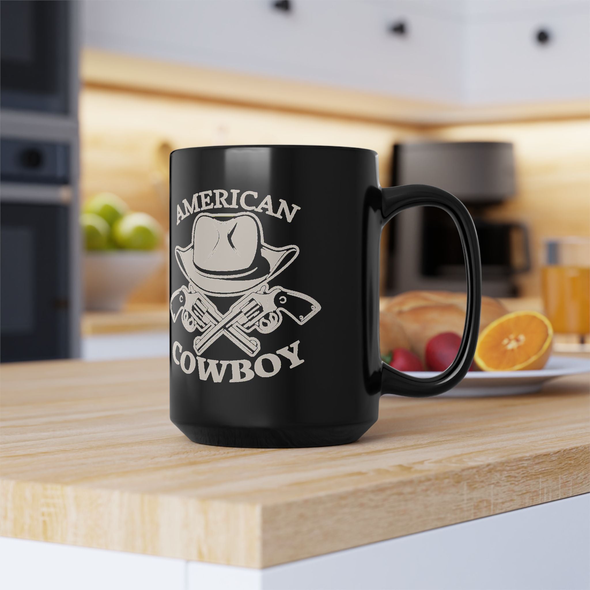 American Cowboy Mug Western Coffee Cup Patriotic Country Gift for Him
