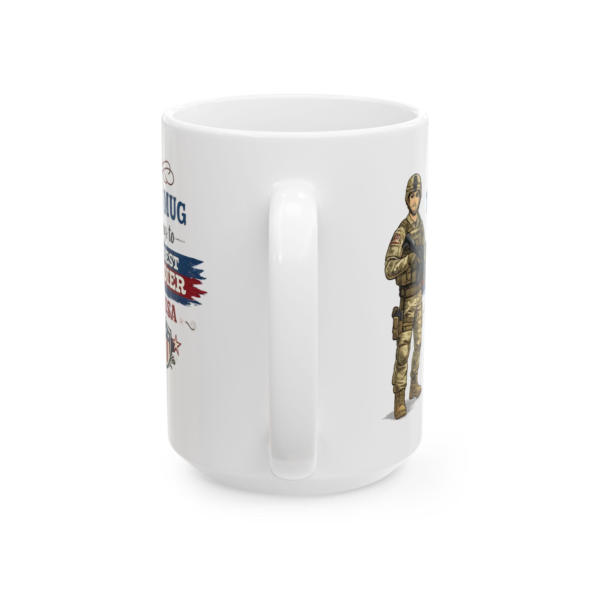 Best Soldier Mug  This Mug Belongs To The Best Soldier in the USA, Military Gift Coffee Mug, Veteran Cup