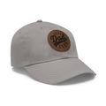 Best Dad Ever Leather Patch Dad Hat