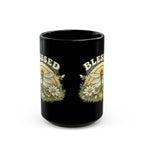 Blessed Dragonfly Mug Floral Faith Coffee Cup Boho Nature Gift for Her