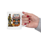 Best Firefighter Mug This Mug Belongs To The Best Firefighter in the USA, Firefighter Coffee Mug Gift