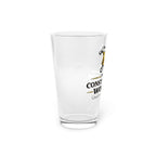 Personalized Construction Worker Pint Glass  Proud Construction Worker Beer Glass with Custom Name  Contractor Gift for Him