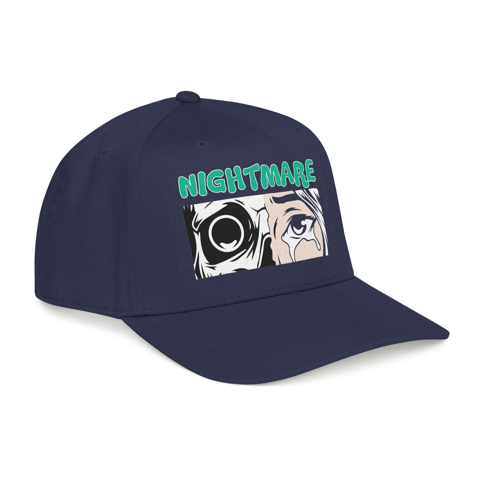 Nightmare Graphic Baseball Cap  Horror Eyes Illustration Cap