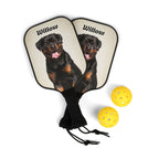 Custom Dog Pickleball Paddle Set | Personalized Pet Photo Paddle | Funny Dog Lover Gift