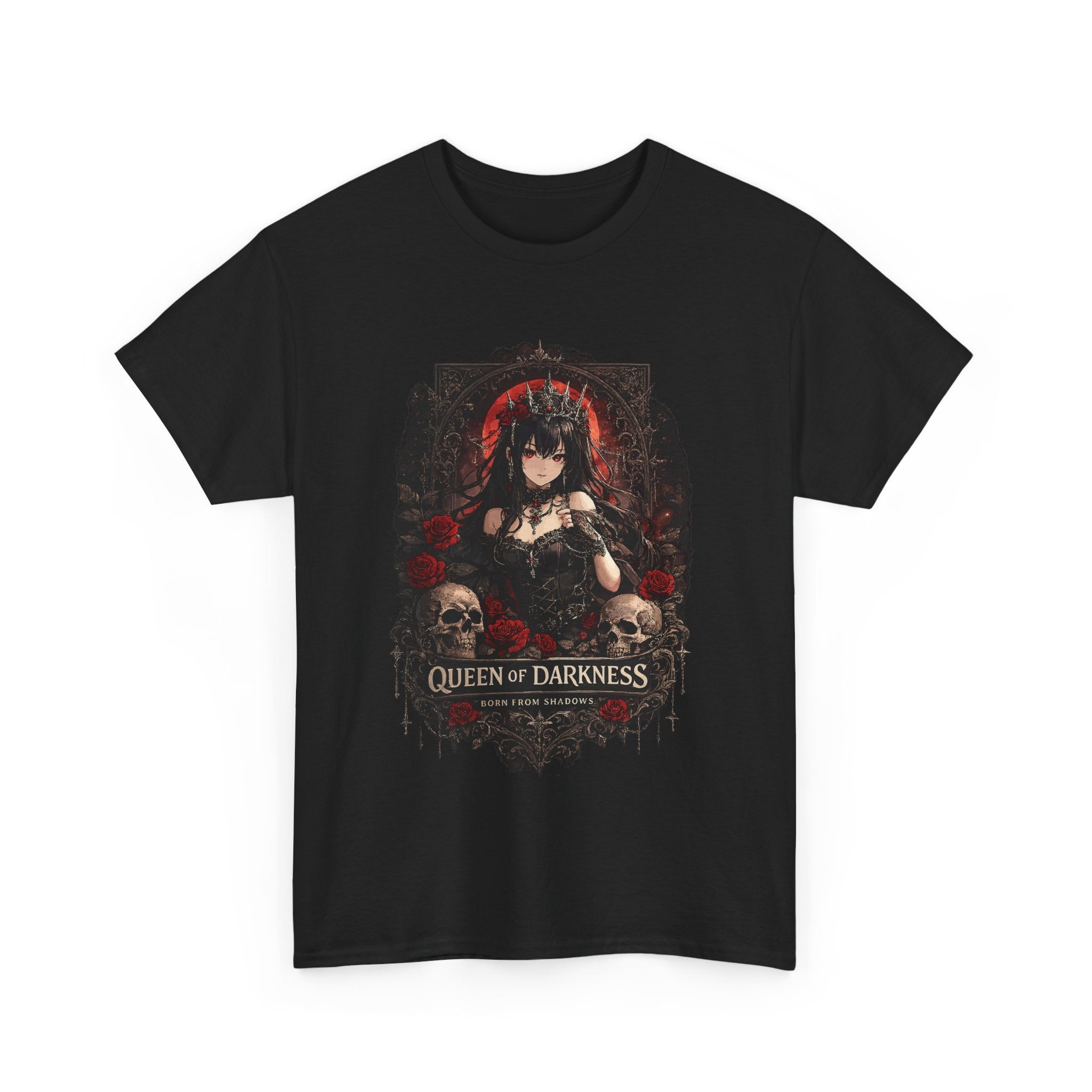 Queen of Darkness Gothic T Shirt Dark Fantasy Tee Gothic Girl Shirt Witchy Aesthetic Gift for Her