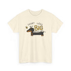 Dachshund T Shirt Short Legs Big Attitude Funny Dog Lover Tee Cute Wiener Dog Shirt Gift for Dog Moms