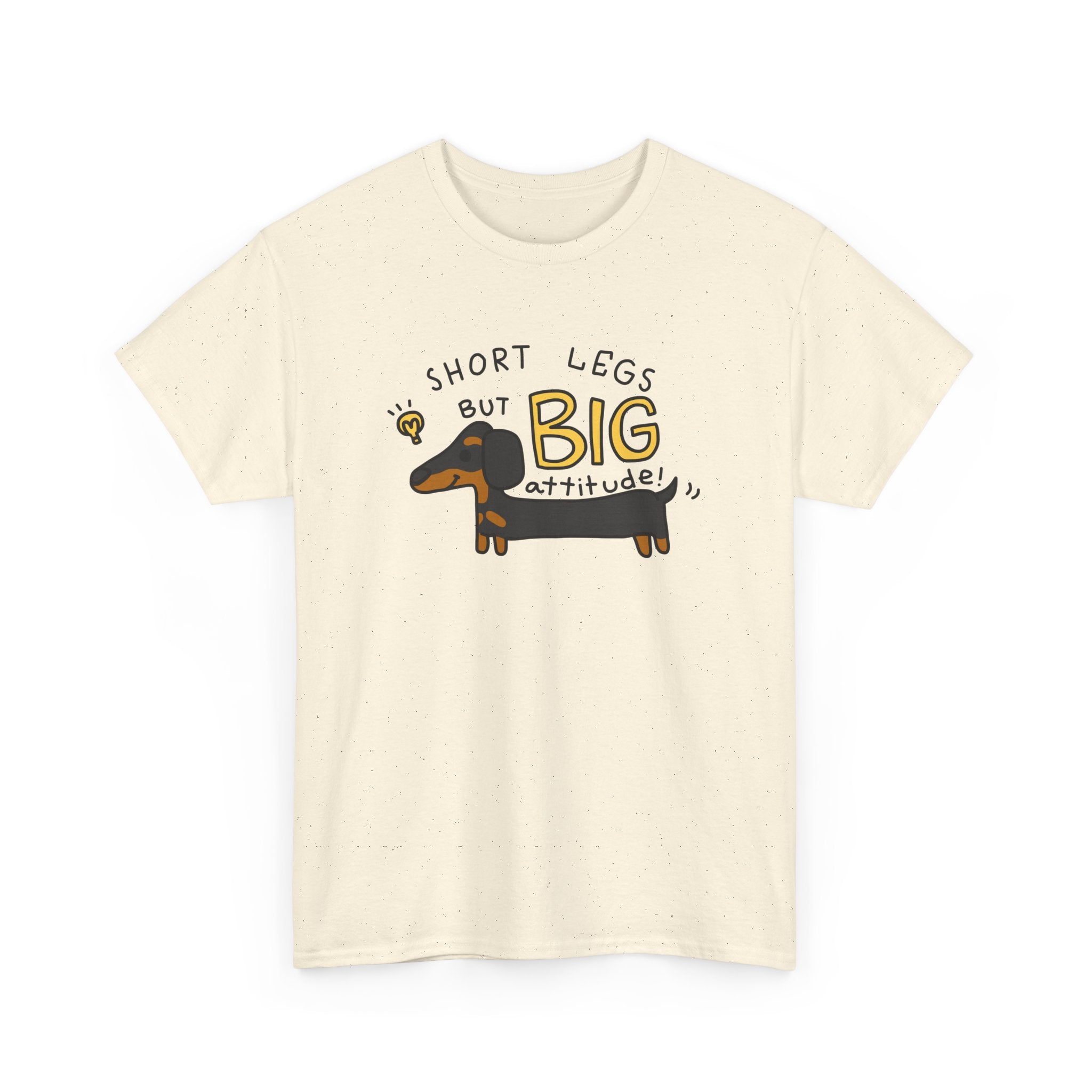 Dachshund T Shirt Short Legs Big Attitude Funny Dog Lover Tee Cute Wiener Dog Shirt Gift for Dog Moms