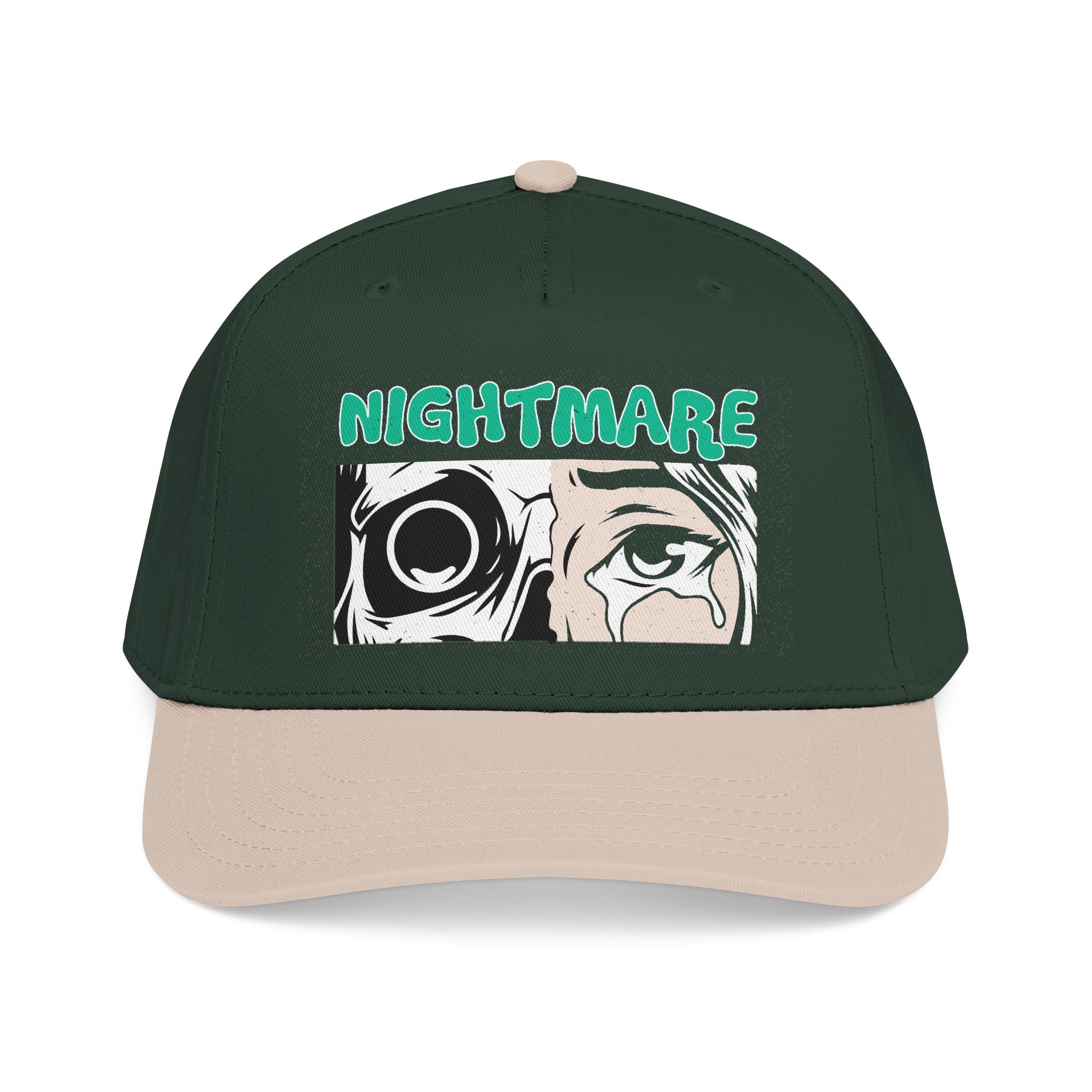 Nightmare Graphic Baseball Cap  Horror Eyes Illustration Cap