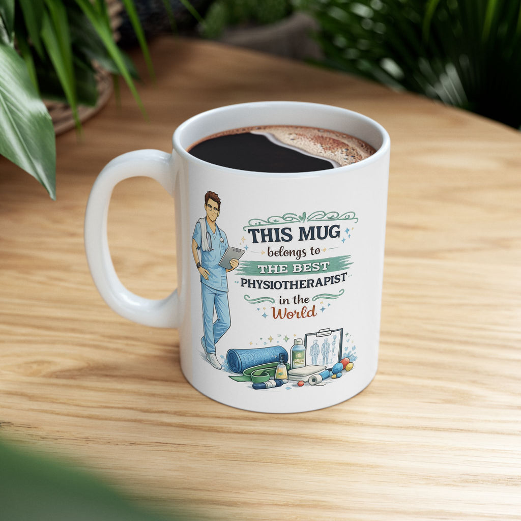 Best Physiotherapist Mug This Mug Belongs To The Best Physiotherapist in the World, Physical Therapist Gift