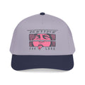 Baseball Cap No Time for Love Retro Graphic Mid Profile Hat