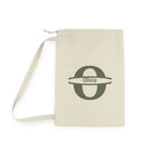 Personalized  Monogram Laundry Bag | Personalized Initial Canvas Laundry Bag
