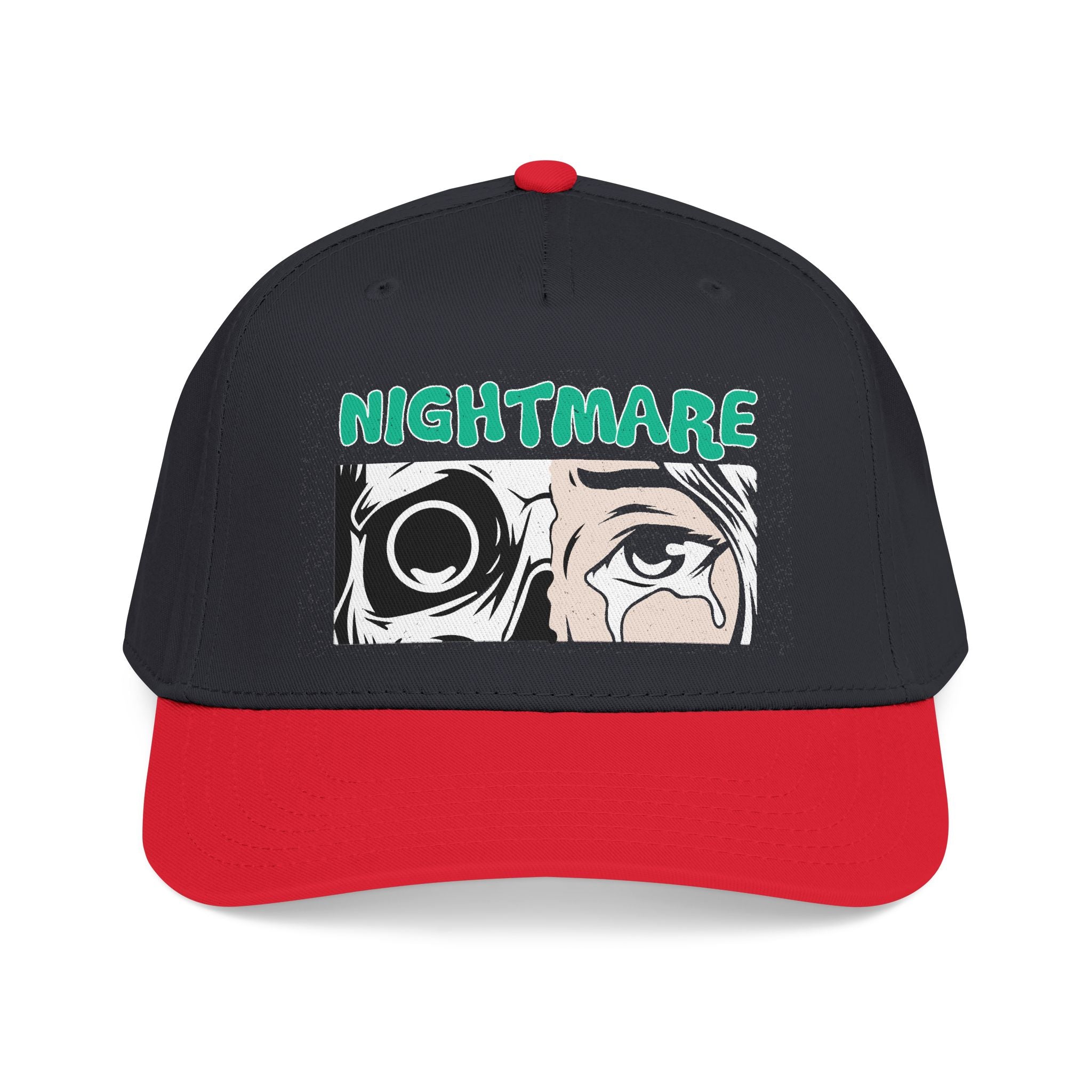 Nightmare Graphic Baseball Cap  Horror Eyes Illustration Cap