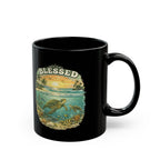 Blessed Sea Turtle Mug Ocean Coffee Cup Christian Beach Nature Gift