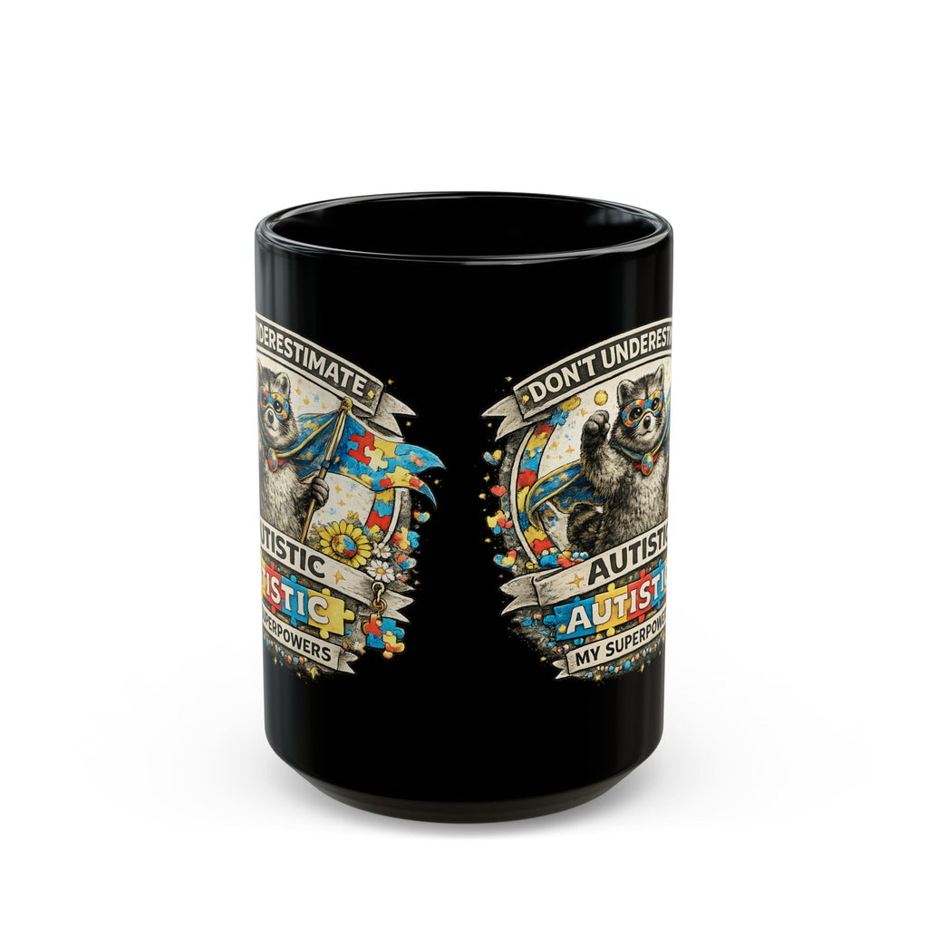Autism Awareness Mug Dont Underestimate Autistic Superpower Coffee Cup Gift