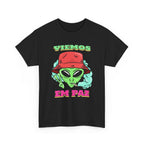 Alien Peace T-Shirt  Viemos Em Paz Retro Graphic Tee