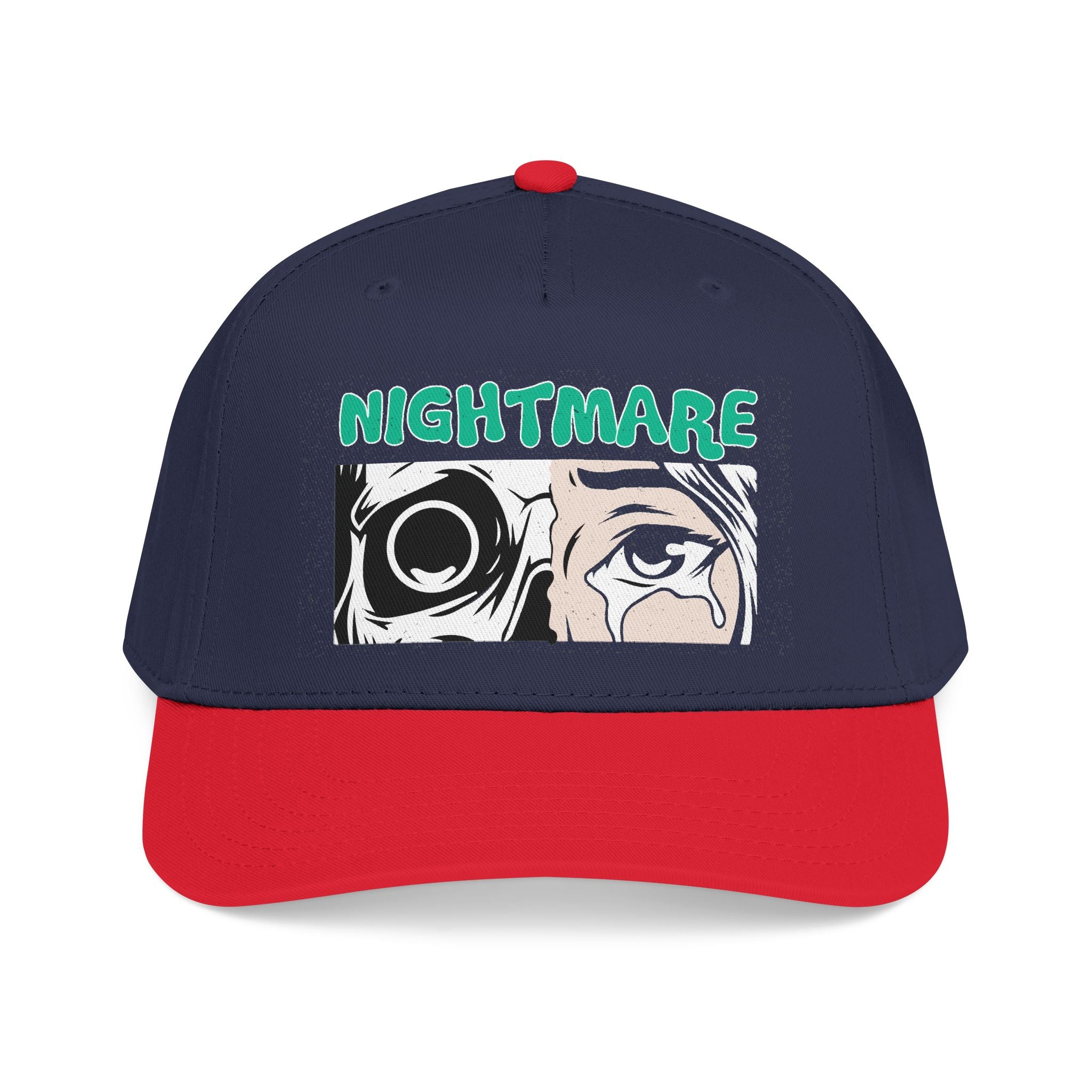 Nightmare Graphic Baseball Cap  Horror Eyes Illustration Cap