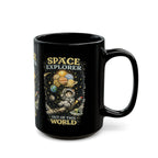 Space Explorer Cat Mug Cute Astronaut Kitty Coffee Cup Out of This World Gift