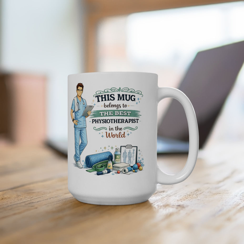 Best Physiotherapist Mug This Mug Belongs To The Best Physiotherapist in the World, Physical Therapist Gift