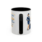 Best Flight Attendant Mug  This Mug Belongs To The Best Flight Attendant in the Universe, Cabin Crew Coffee Mug Gift