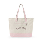 Easy Days canvas tote | Zippered canvas tote, front pocket