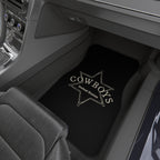 4 Piece Universal Cowboys Car Floor Mats Set Western Country Auto Interior Accessories