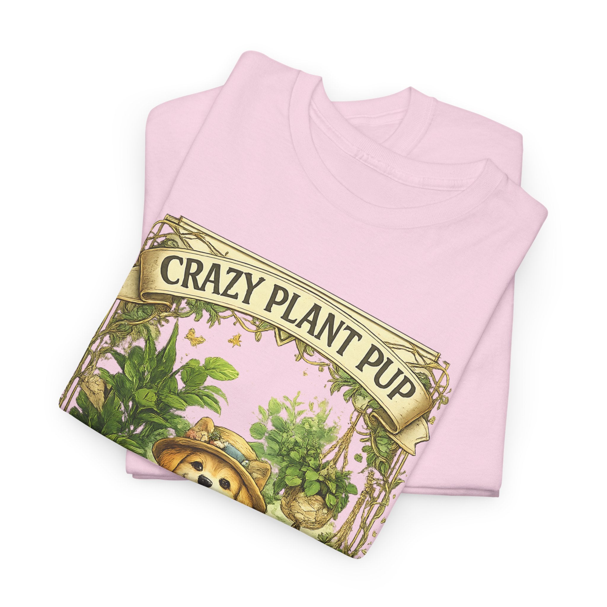 Crazy Plant Pup Shirt  Cute Dog Gardening T Shirt, Plant Lover Dog Tee, Funny Gardening Gift