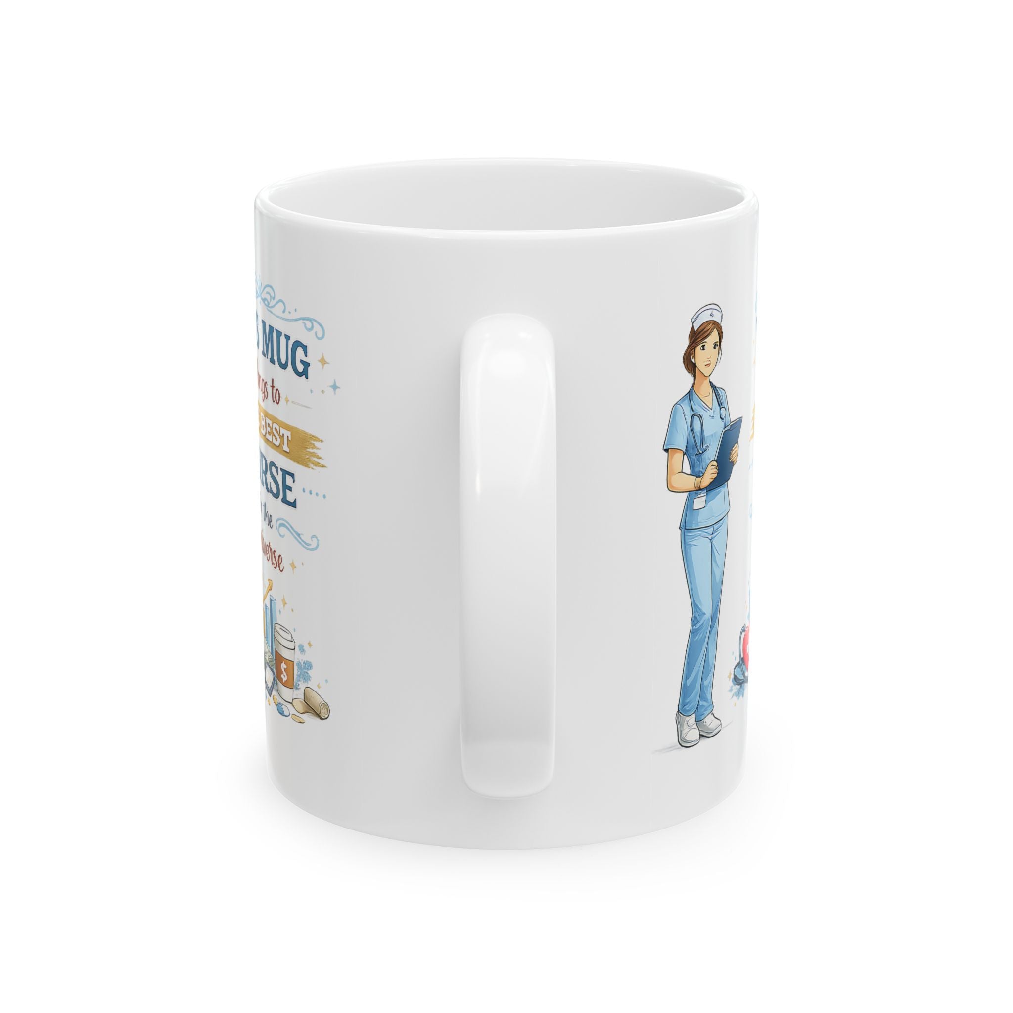 Best Nurse Mug  This Mug Belongs To The Best Nurse in the Universe, Nurse Coffee Mug Gift
