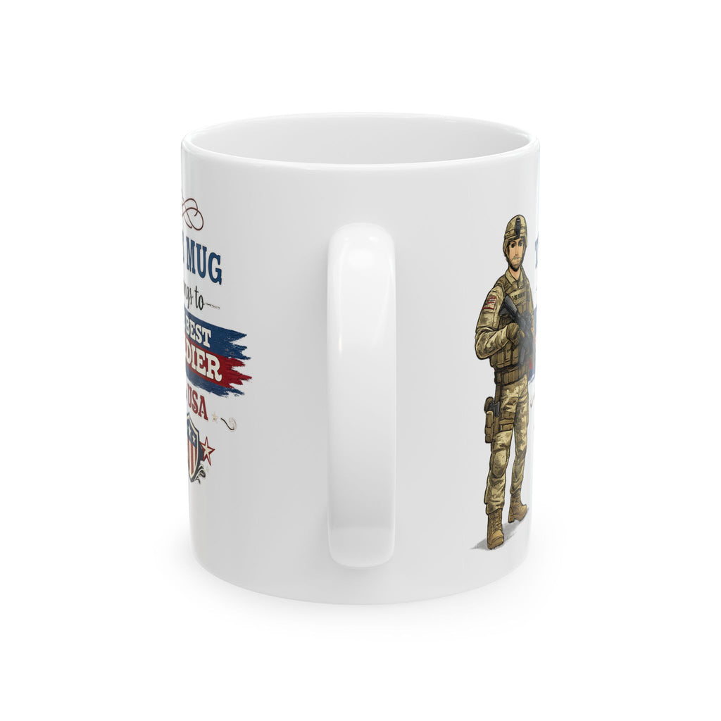 Best Soldier Mug  This Mug Belongs To The Best Soldier in the USA, Military Gift Coffee Mug, Veteran Cup