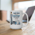 Best Oculist Mug  This Mug Belongs To The Best Oculist in the World, Eye Doctor Coffee Mug Gift