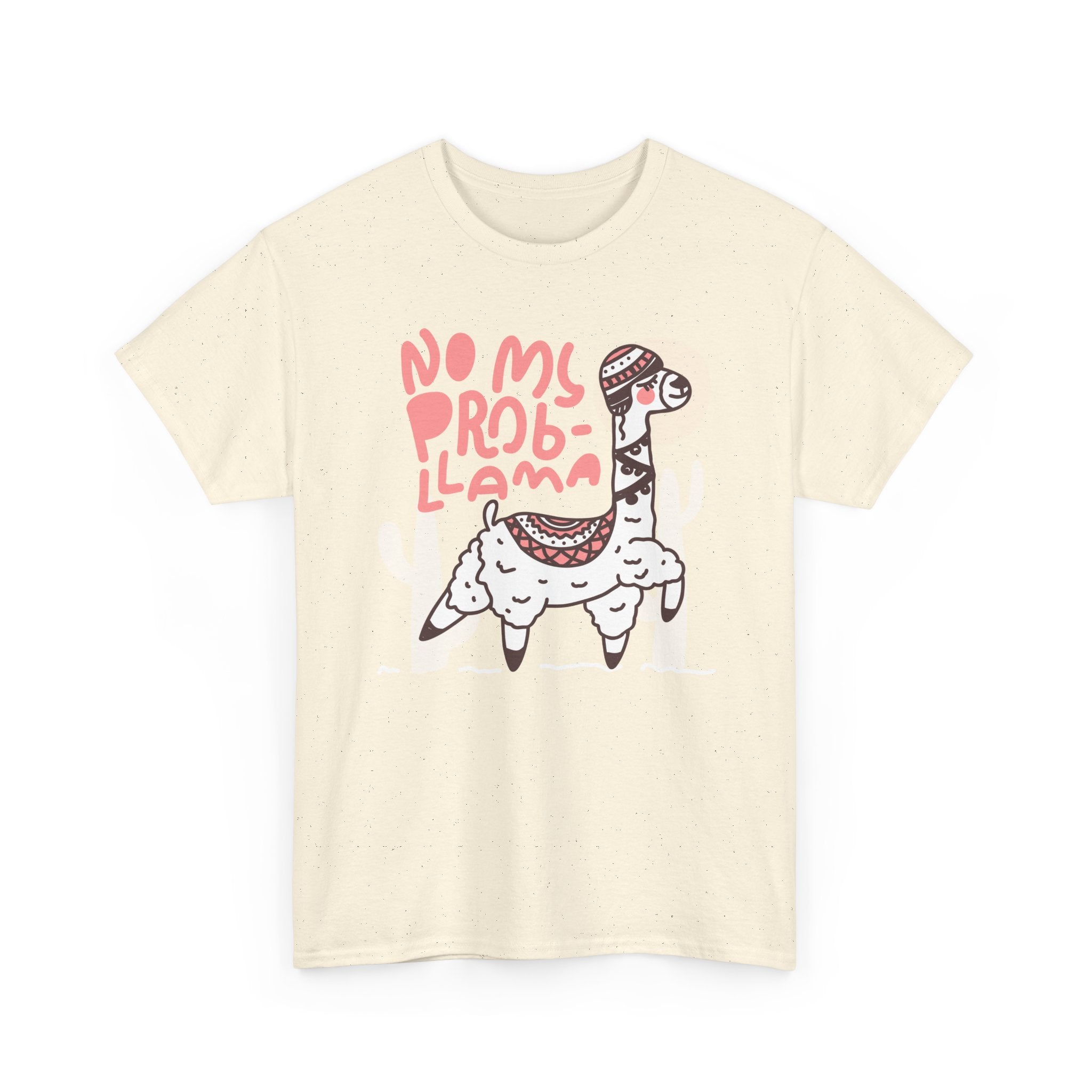 No Prob Llama Shirt  Funny Llama T Shirt, Cute Animal Graphic Tee, Sarcastic Humor Gift