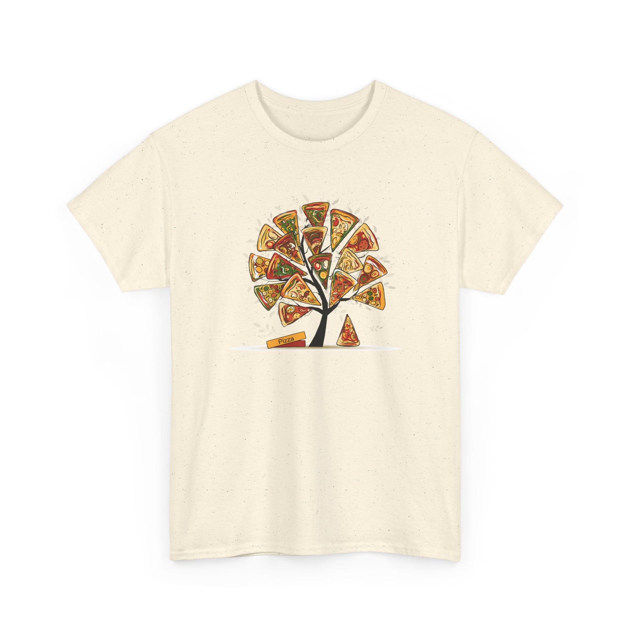 Pizza Tree Graphic T-Shirt  Funny Pizza Lover Tee