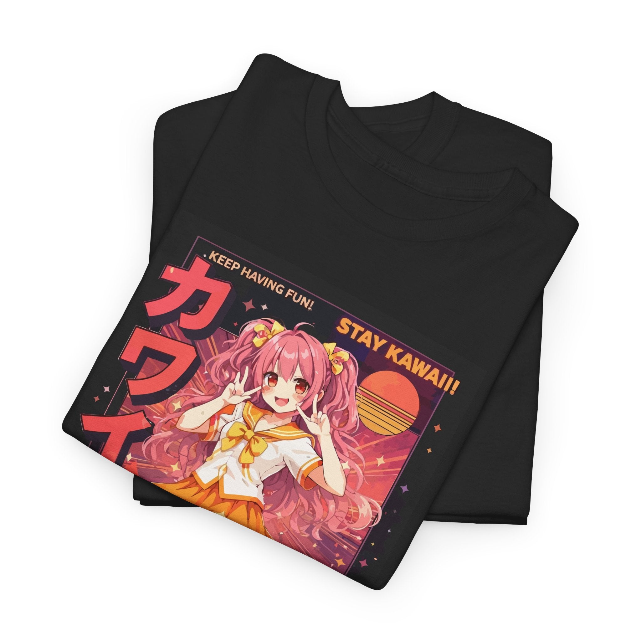 Kawaii Anime Girl T Shirt Japanese Streetwear Tee Cute Anime Shirt Otaku Gift Aesthetic Graphic Tee