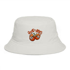 Good Vibes Orange Cartoon Bucket Hat