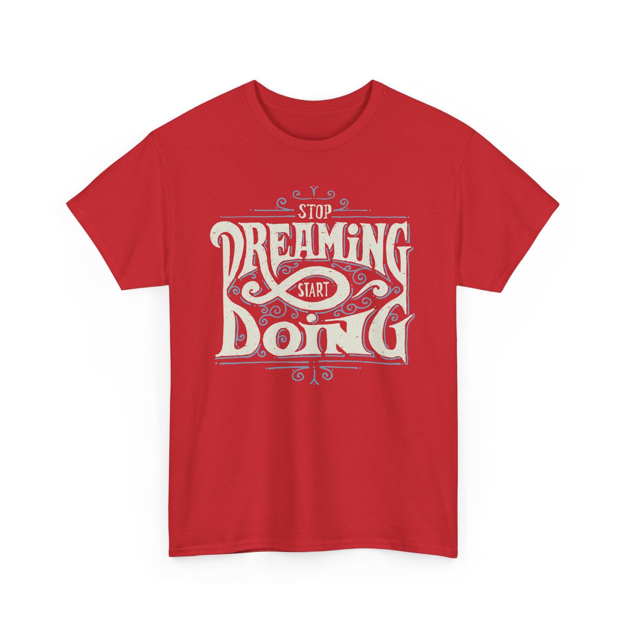 Stop Dreaming Start Doing T Shirt Motivational Quote Tee Vintage Typography Shirt Inspirational Gift for Women