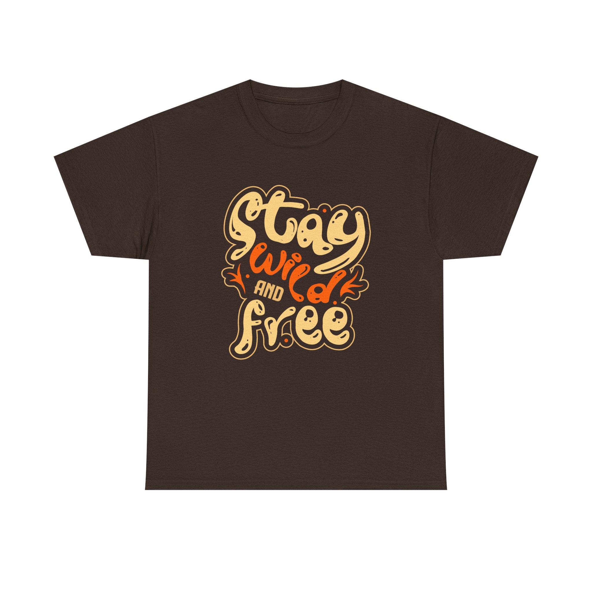 Stay Wild and Free Shirt  Boho Quote T Shirt, Positive Vibes Graphic Tee, Nature Lover Gift