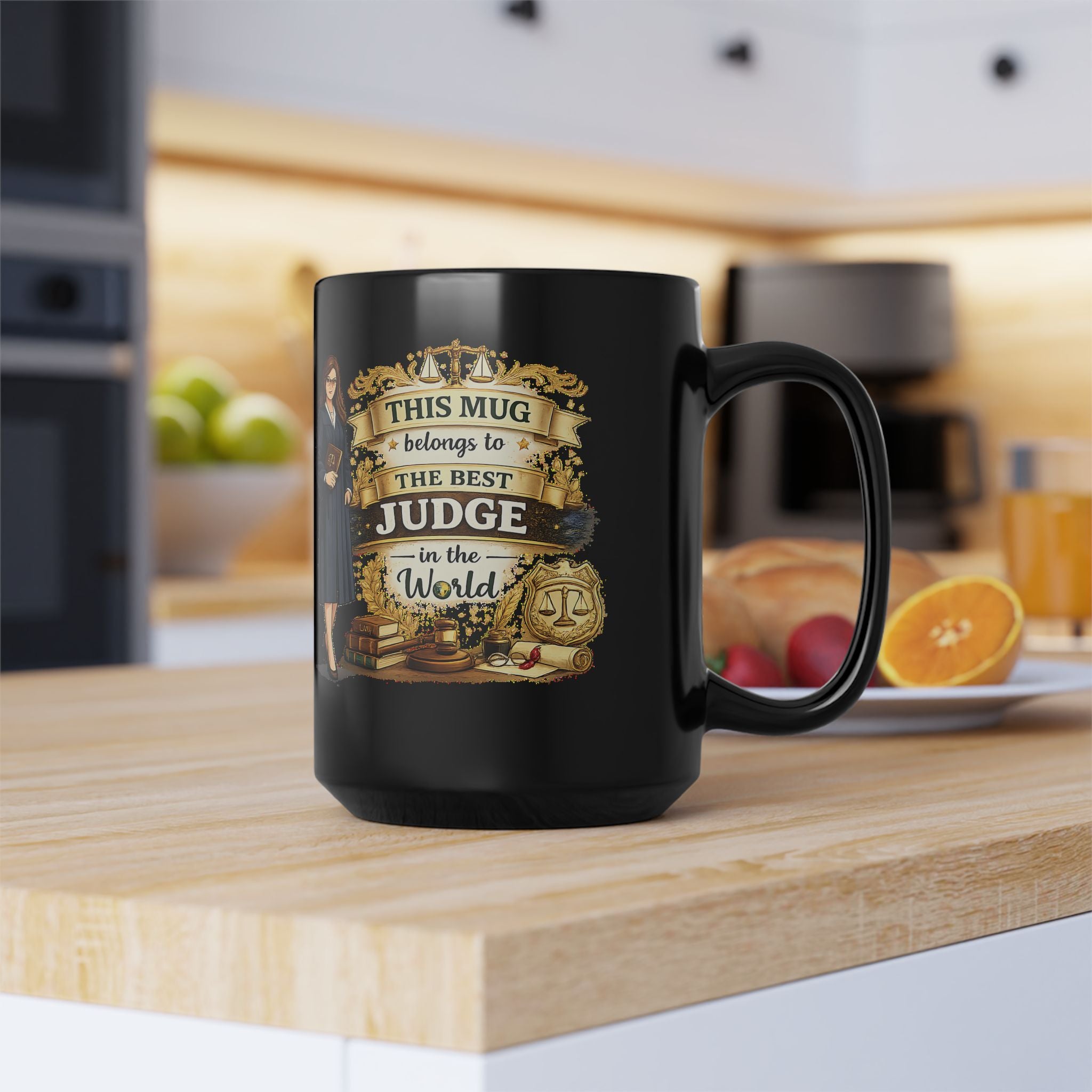 Best Judge Mug This Mug Belongs To The Best Judge in The World, Judge Gift Coffee Mug, Law Office Cup