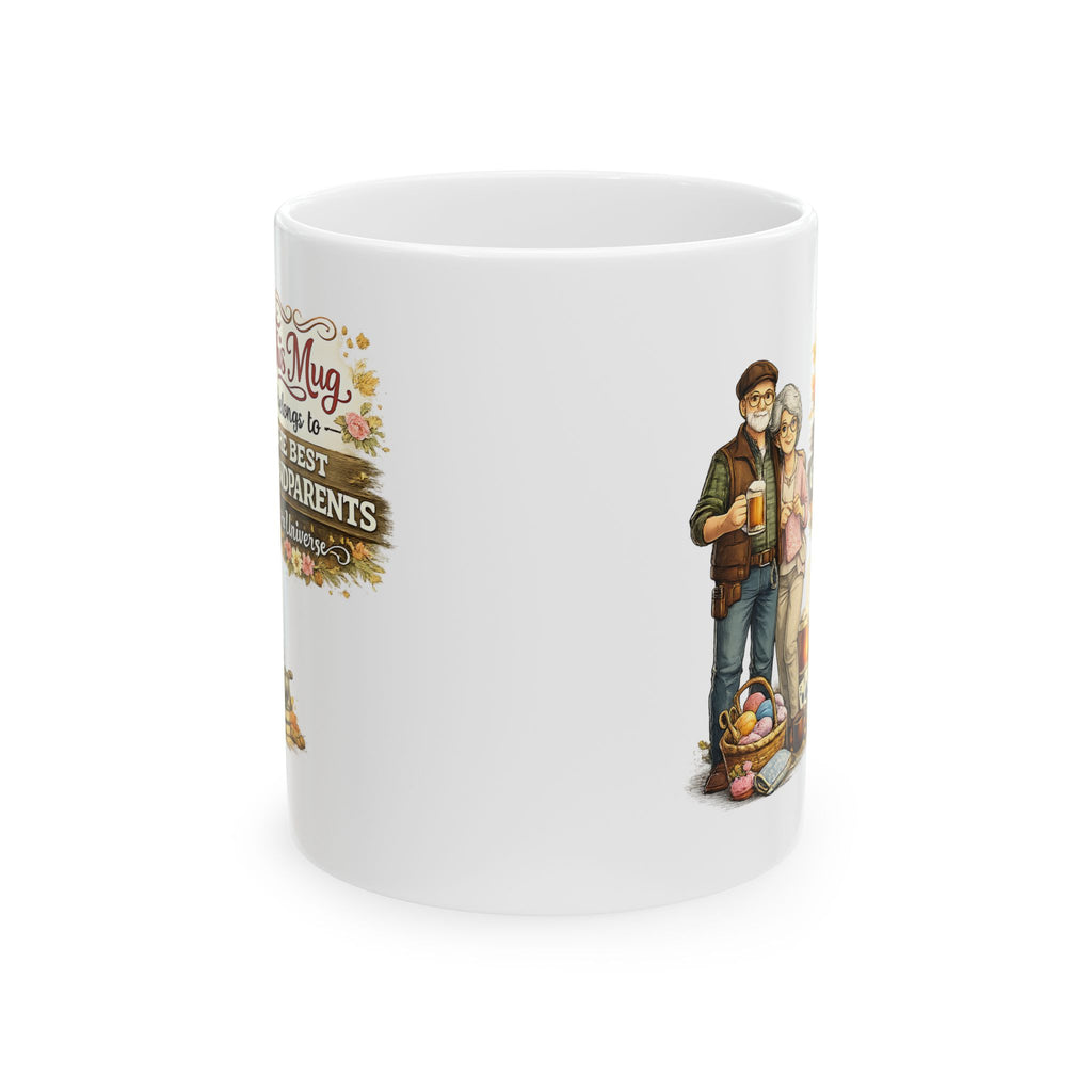 Best Grandparents Mug This Mug Belongs To The Best Grandparents in the Universe, Grandparents Coffee Mug Gift